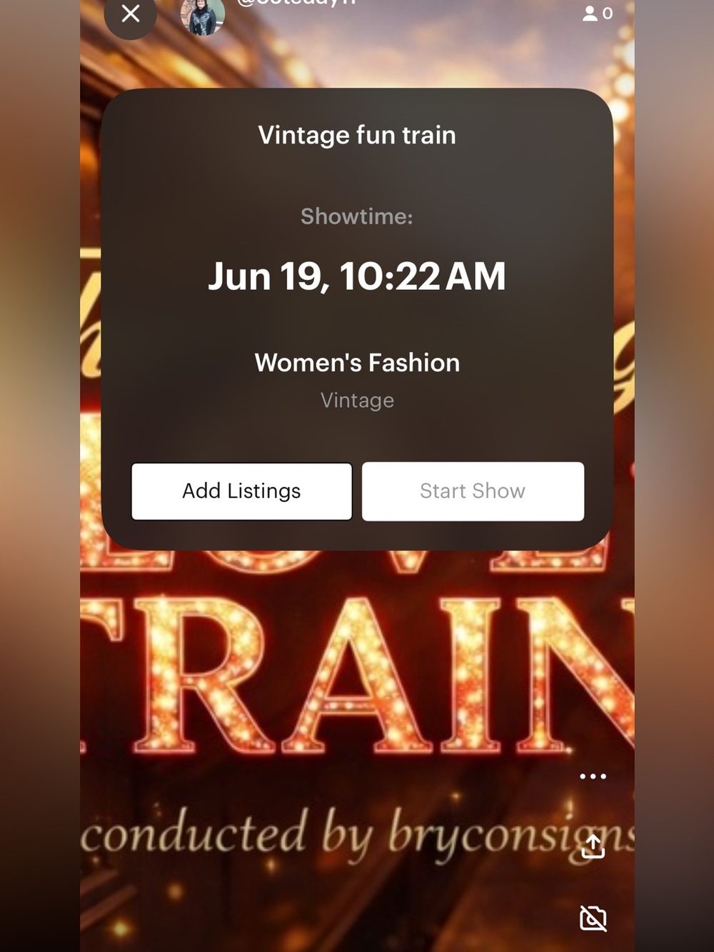 The Vintage Love Train  5/15/2026